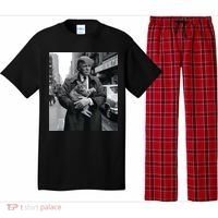 Donald Trump And Cat In Nyc Pajama Set thumb 0