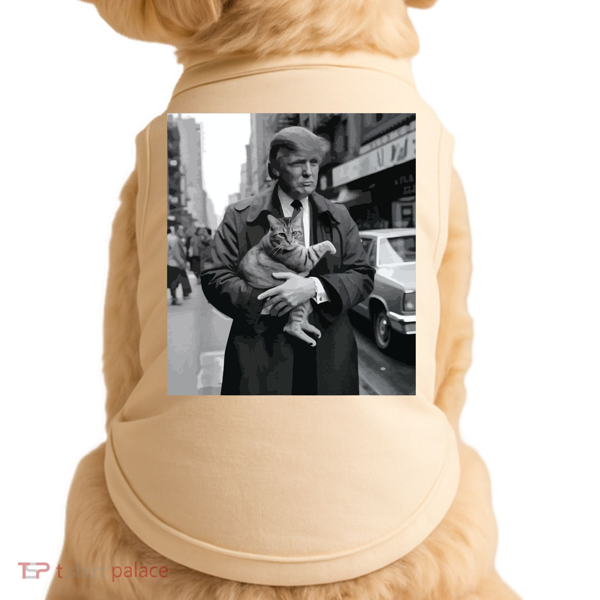 Donald Trump And Cat In Nyc Doggie Tank
