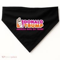 Donald Trump America Runs On Trump USA-Made Doggie Bandana thumb 0