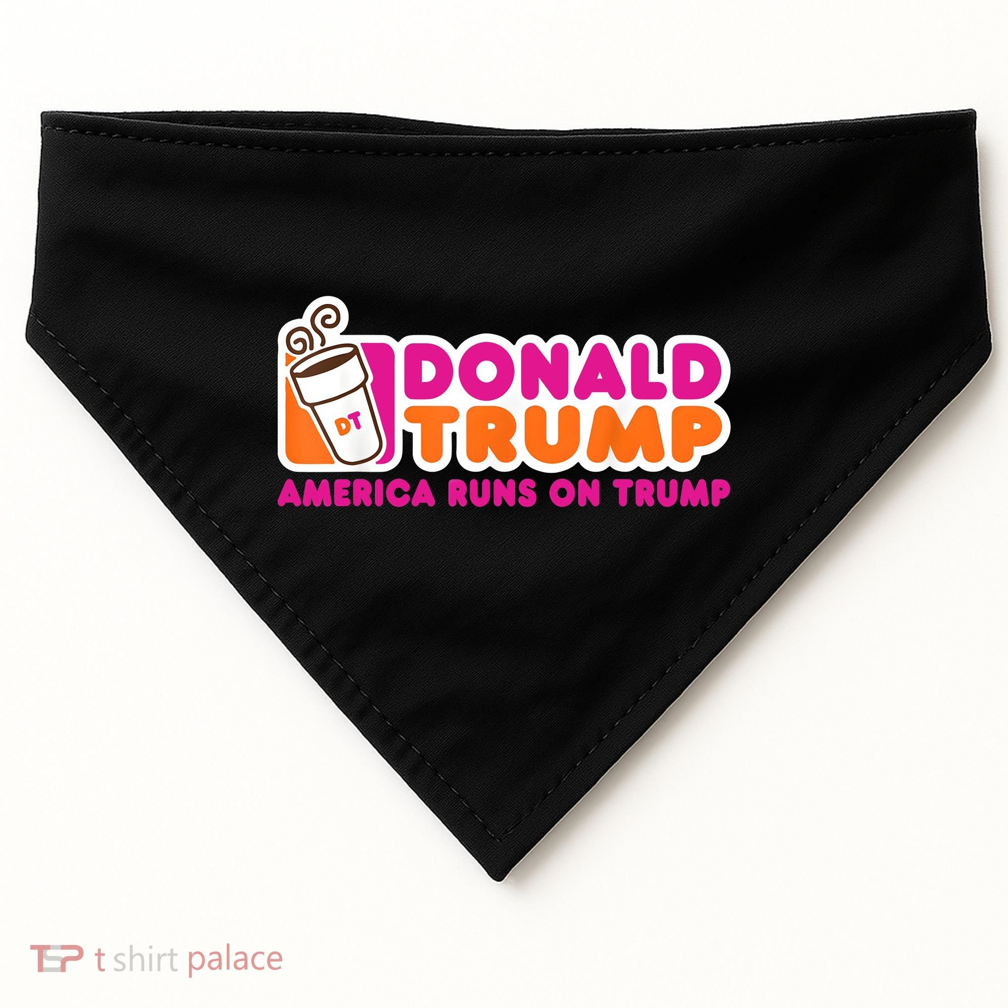 Donald Trump America Runs On Trump USA-Made Doggie Bandana
