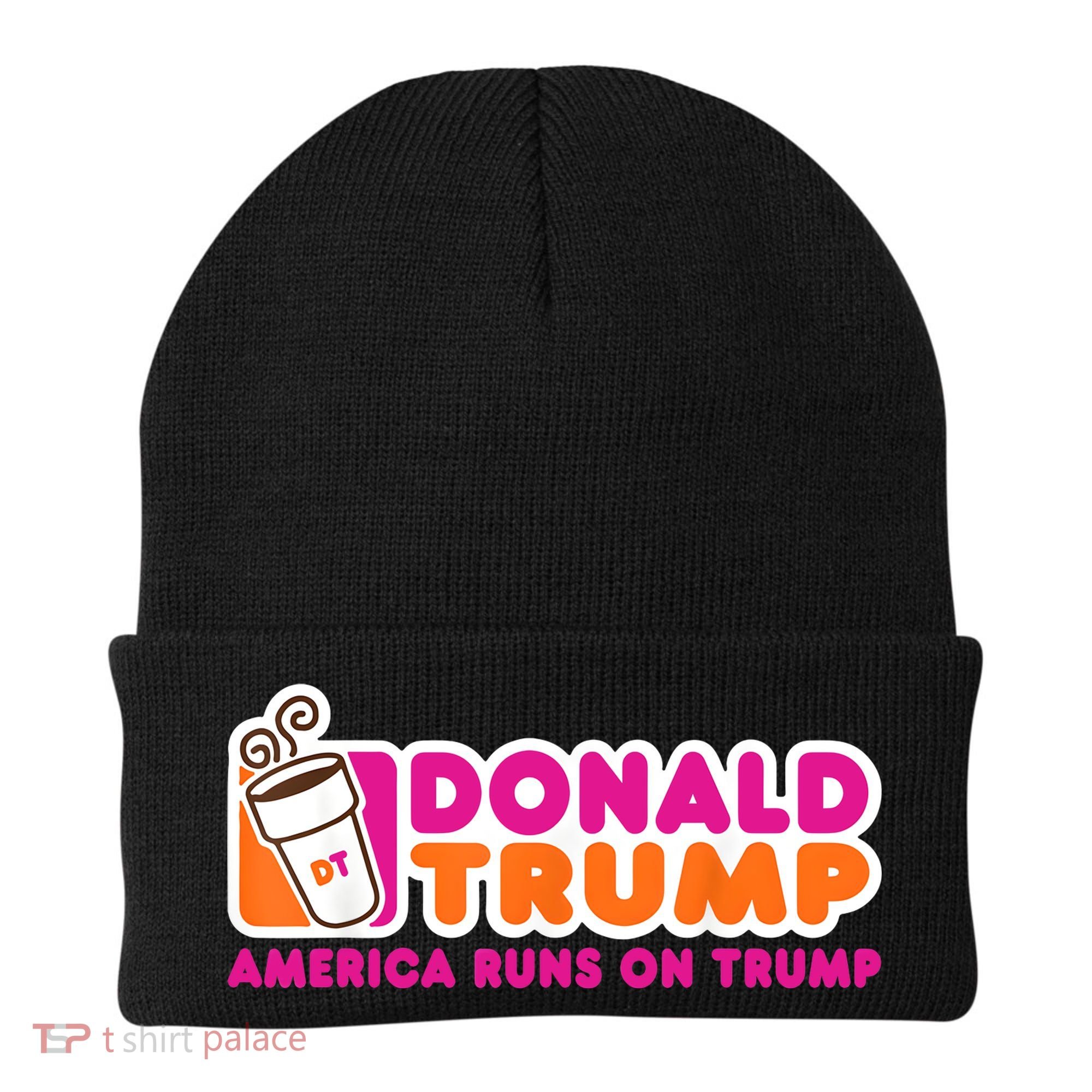 Donald Trump America Runs On Trump Beanie