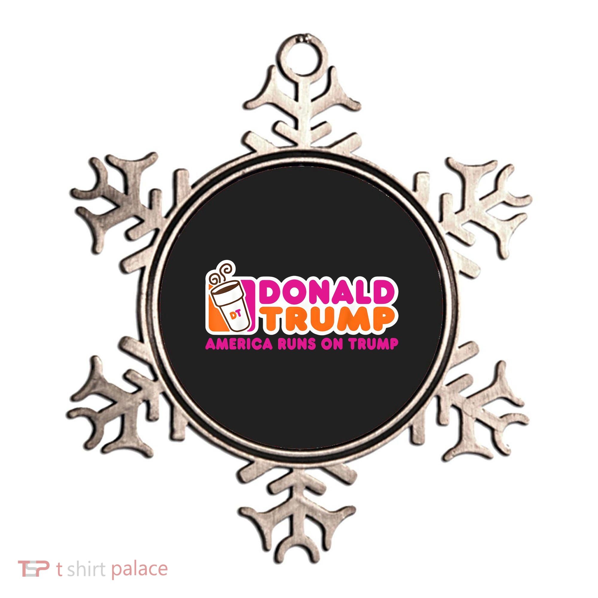Donald Trump America Runs On Trump Ornament