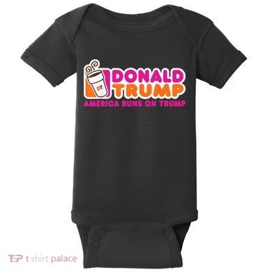 Donald Trump America Runs On Trump Baby Bodysuit