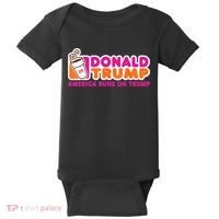 Donald Trump America Runs On Trump Baby Bodysuit thumb 0