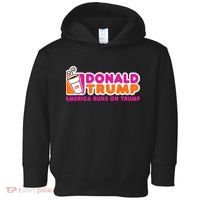 Donald Trump America Runs On Trump Toddler Hoodie thumb 0