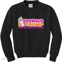 Donald Trump America Runs On Trump Kids Sweatshirt thumb 0