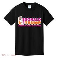 Donald Trump America Runs On Trump Kids T-Shirt thumb 0