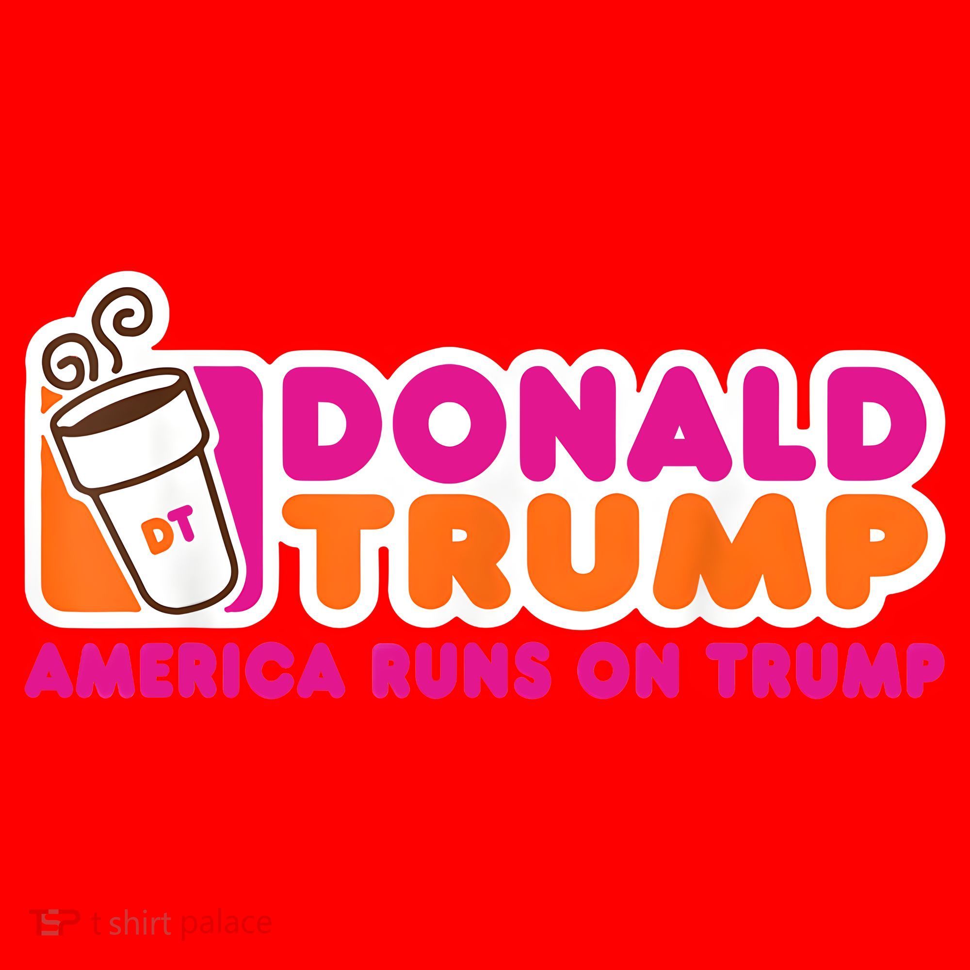 Donald Trump America Runs On Trump Santa Hat