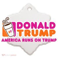 Donald Trump America Runs On Trump Ceramic Ornament thumb 2