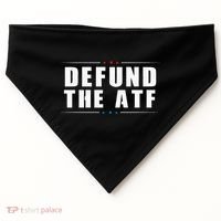 Defund The ATF 2nd Amendment Pro Gun USA-Made Doggie Bandana thumb 0