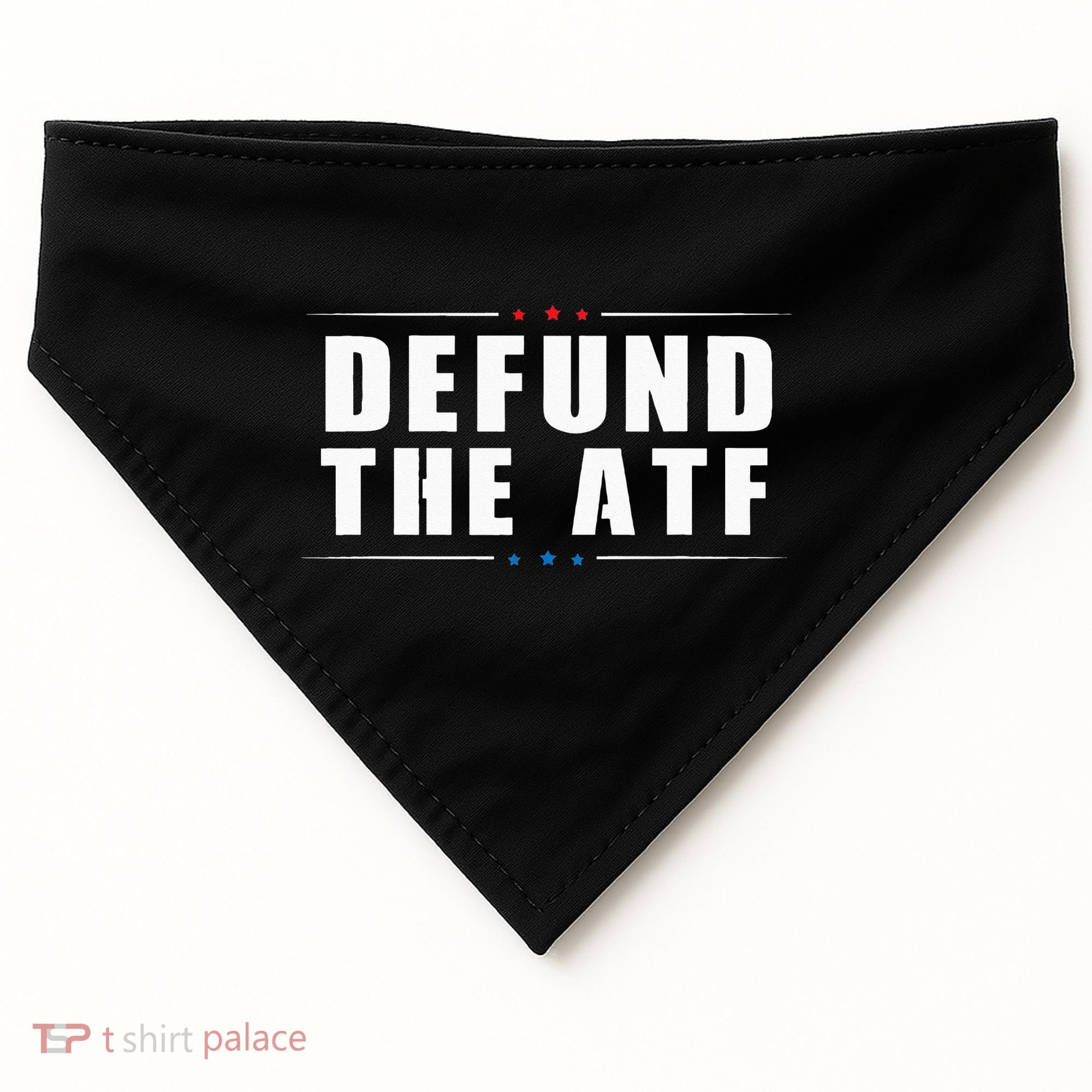 Defund The ATF 2nd Amendment Pro Gun USA-Made Doggie Bandana