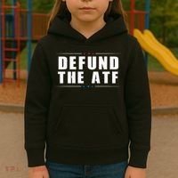 Defund The ATF 2nd Amendment Pro Gun Kids Hoodie thumb 3