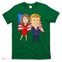 Donald Trump And Melania Trump Potus Flotus Usa T-Shirt thumb 0