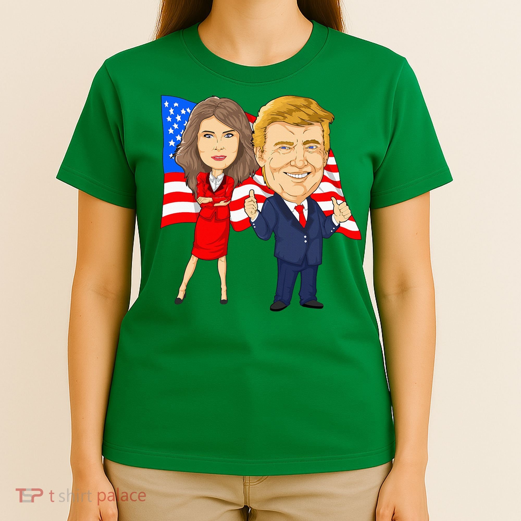 Donald Trump And Melania Trump Potus Flotus Usa T-Shirt