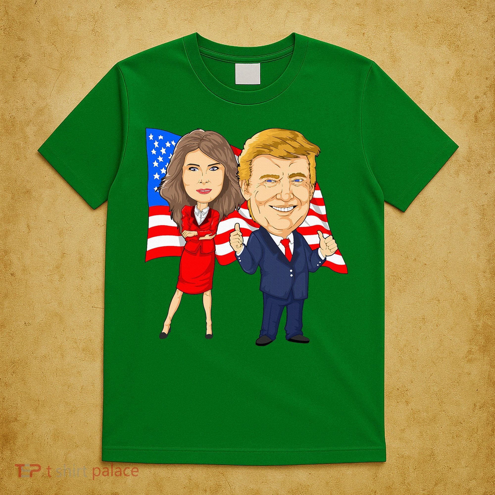 Donald Trump And Melania Trump Potus Flotus Usa T-Shirt