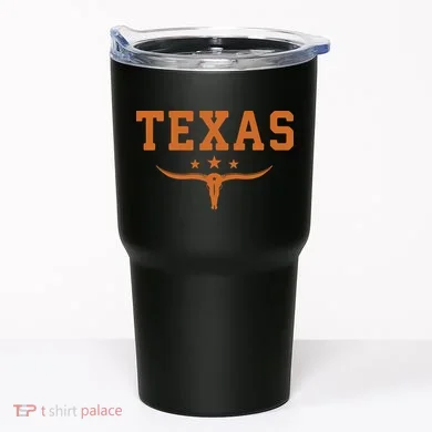Distressed Texas Apparel Tumbler