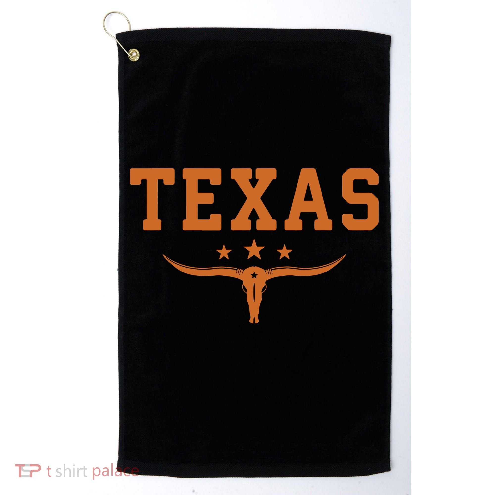 Distressed Texas Apparel Golf Towel