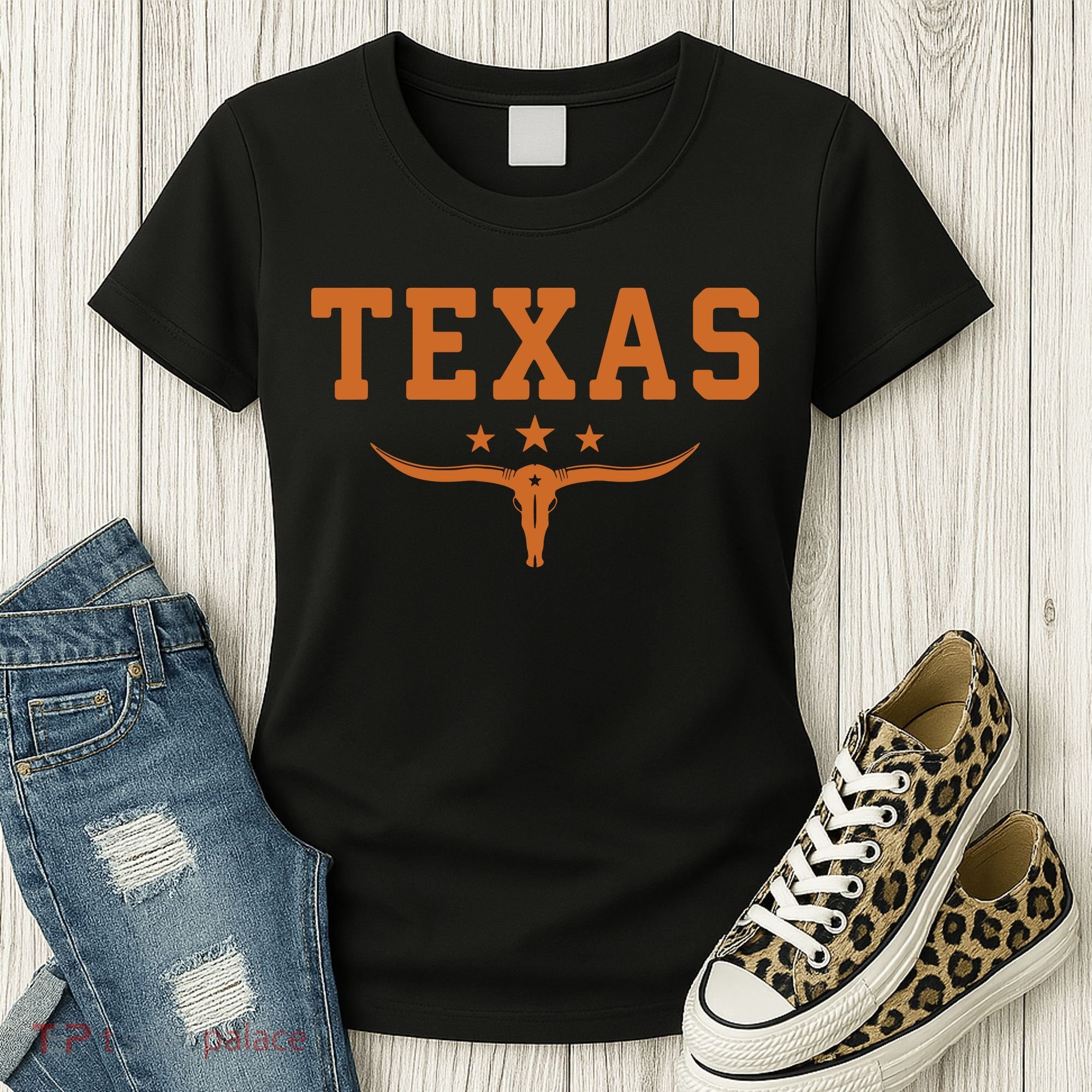 Distressed Texas Apparel Women's T-Shirt