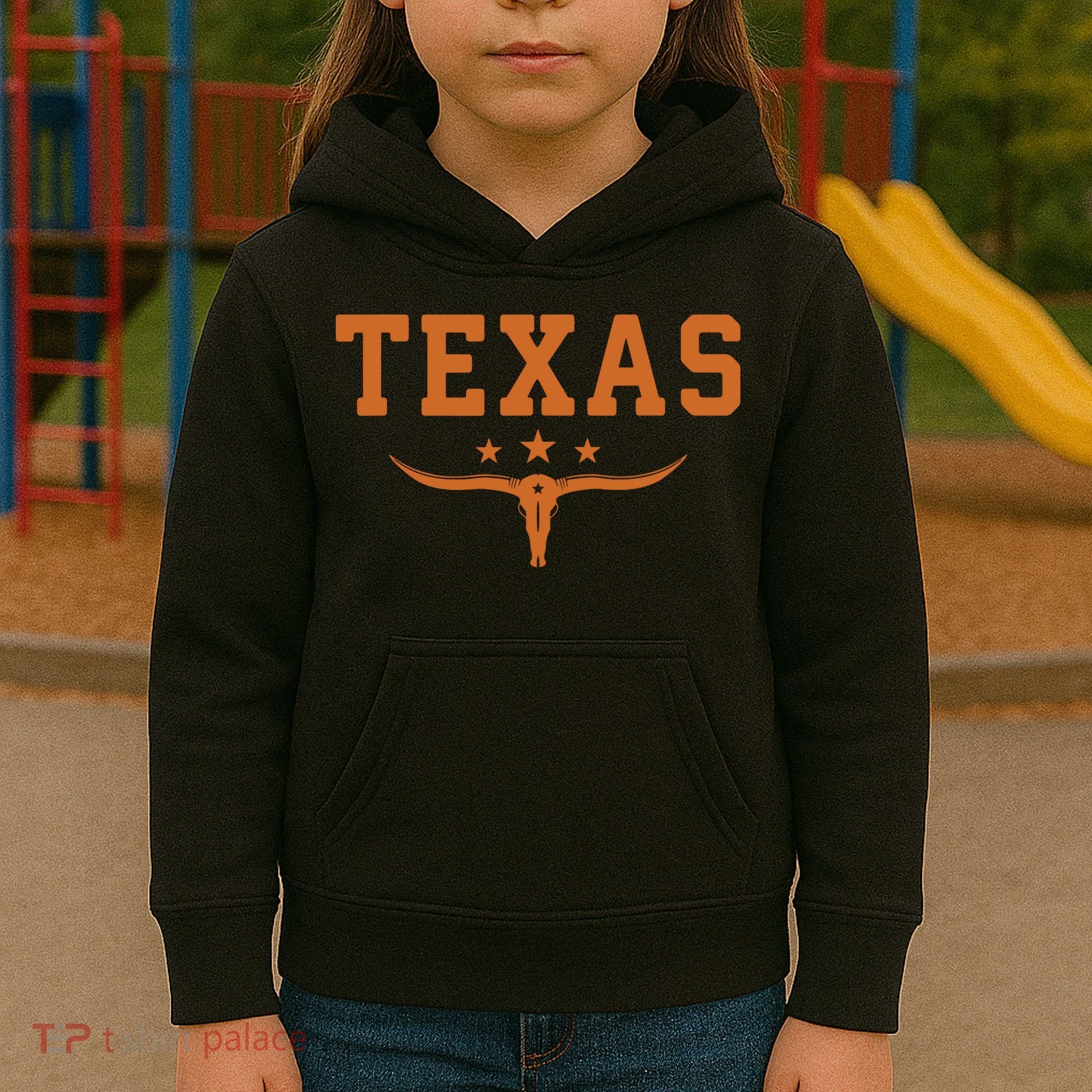 Distressed Texas Apparel Kids Hoodie