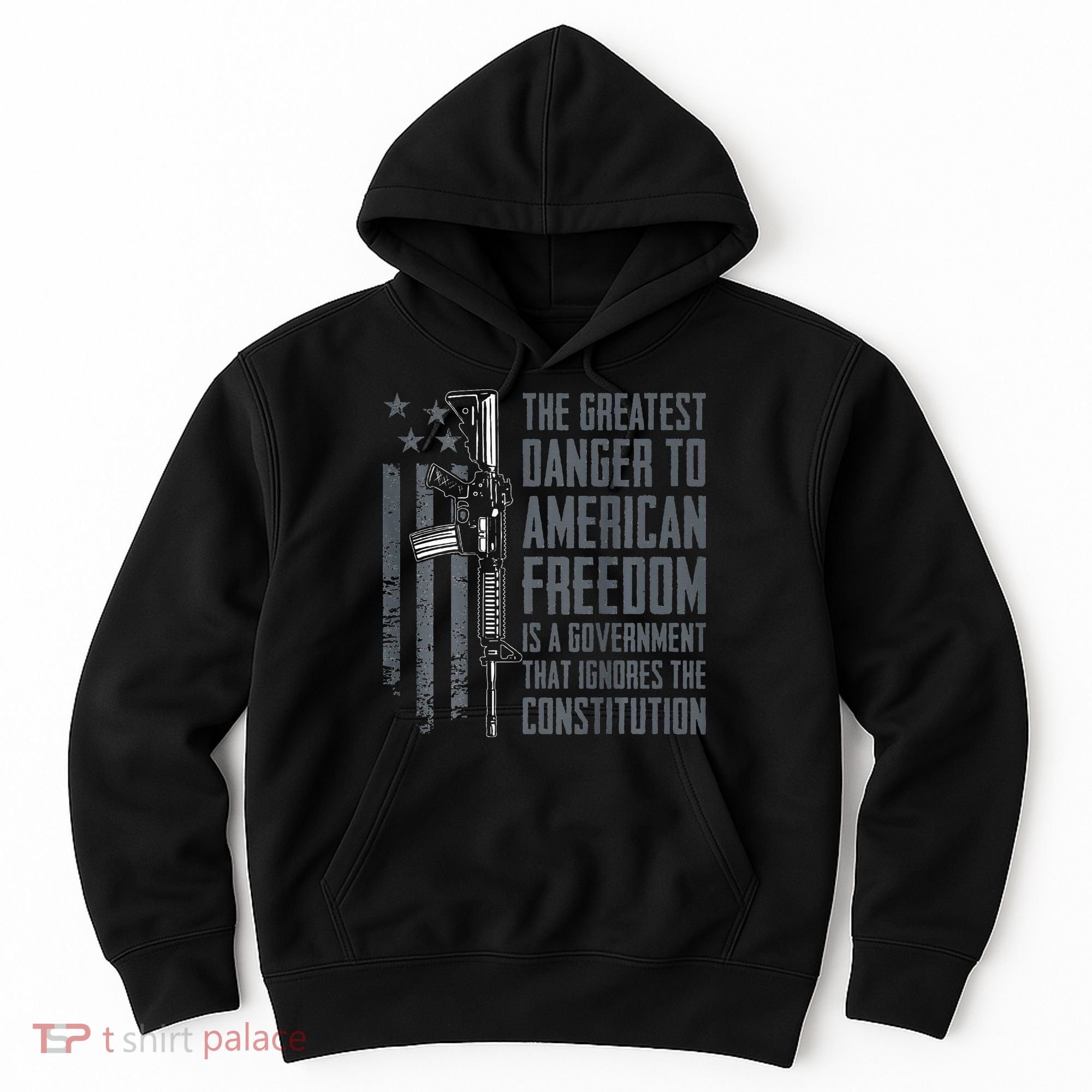 Danger To American Freedom Pro Gun 2nd Amendment Hoodie