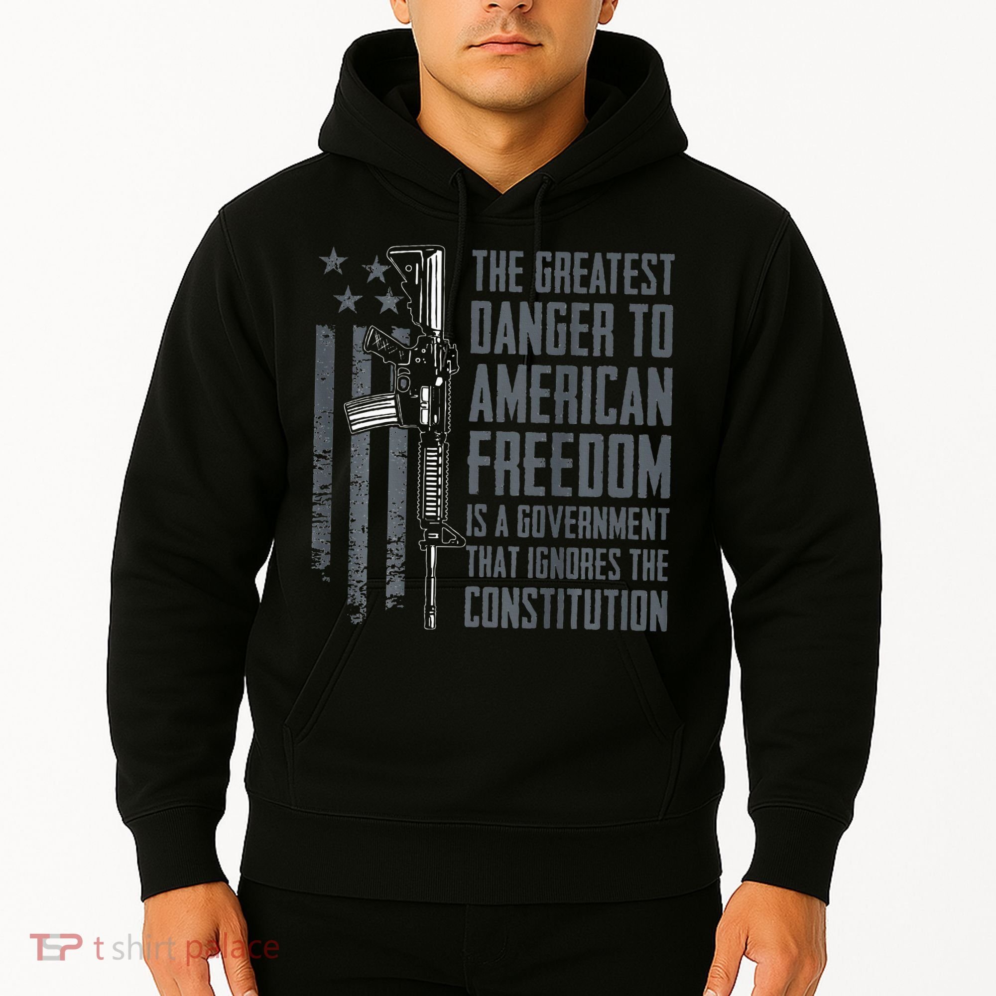 Danger To American Freedom Pro Gun 2nd Amendment Hoodie