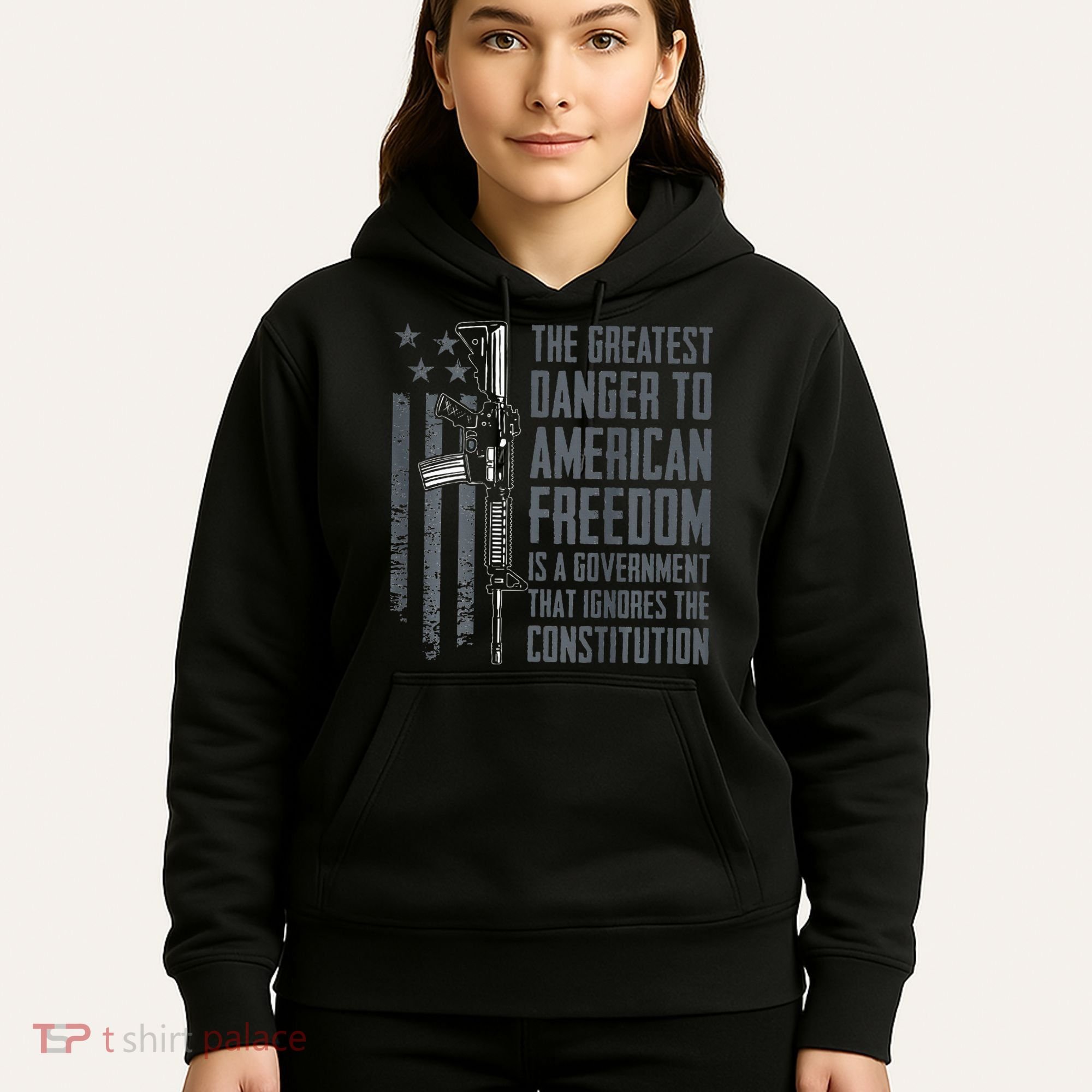 Danger To American Freedom Pro Gun 2nd Amendment Hoodie