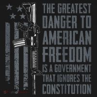 Danger To American Freedom Pro Gun 2nd Amendment Apron thumb 3