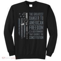 Danger To American Freedom Pro Gun 2nd Amendment Sweatshirt thumb 0
