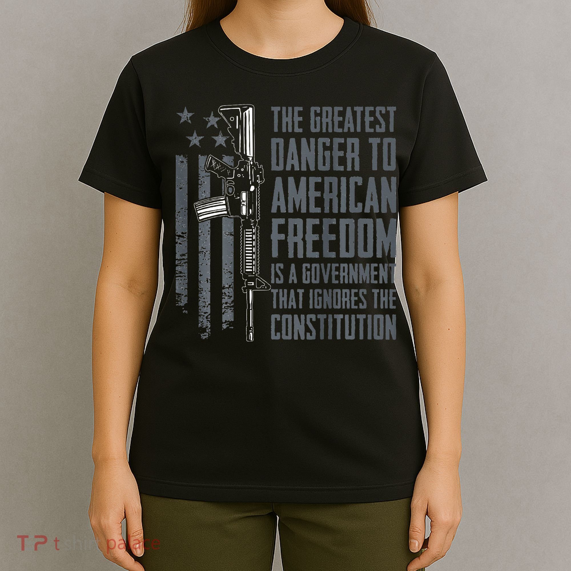 Danger To American Freedom Pro Gun 2nd Amendment T-Shirt