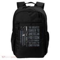 Danger To American Freedom Pro Gun 2nd Amendment Backpack thumb 0