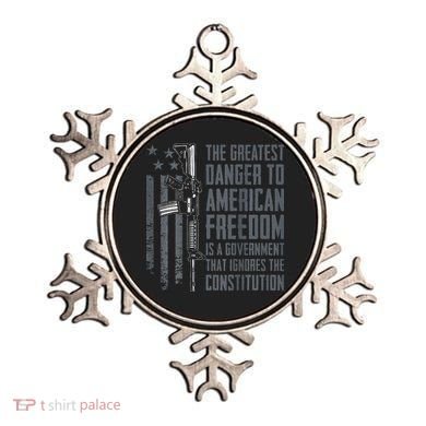 Danger To American Freedom Pro Gun 2nd Amendment Ornament