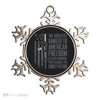 Danger To American Freedom Pro Gun 2nd Amendment Ornament thumb 0