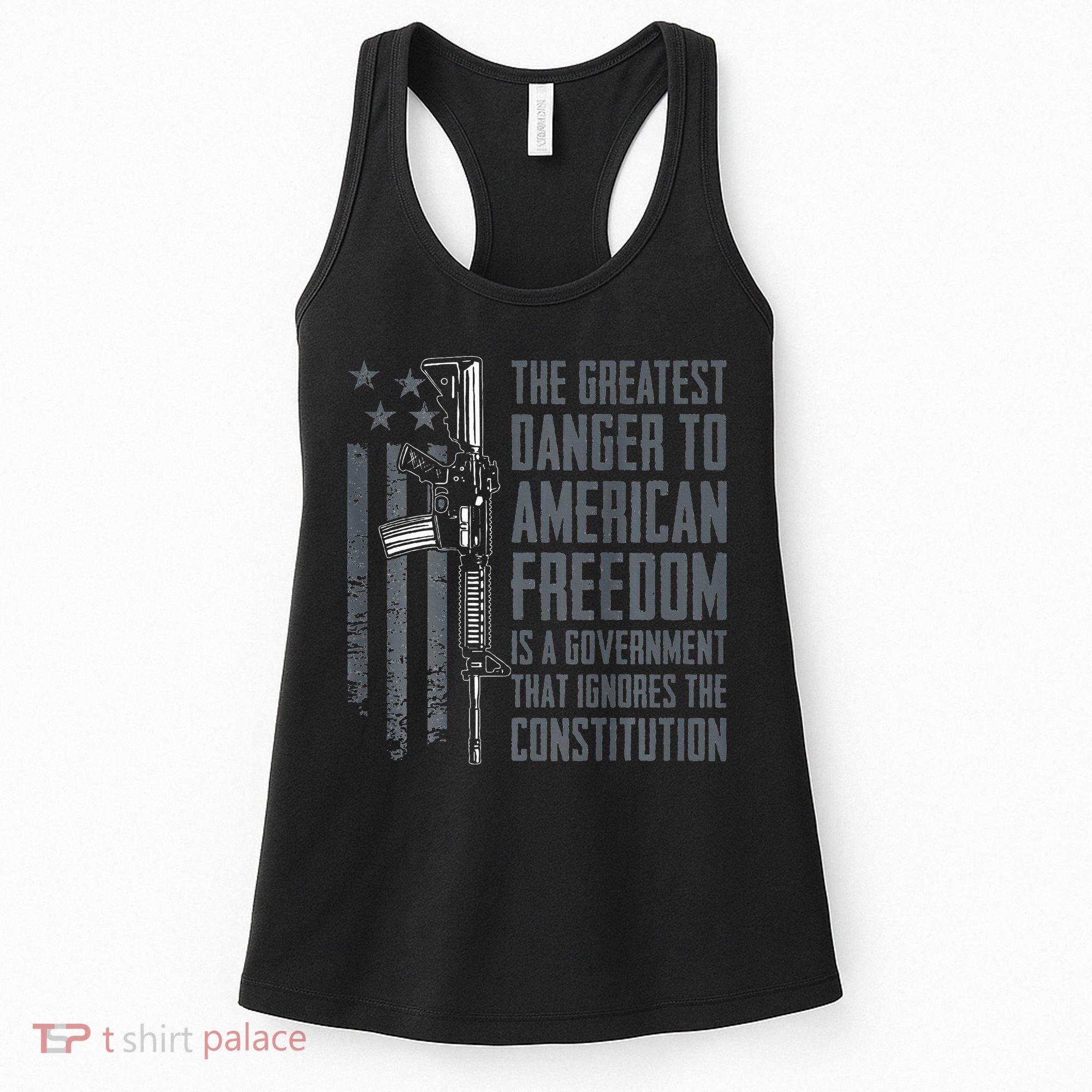 Danger To American Freedom Pro Gun 2nd Amendment Women's Tank Top