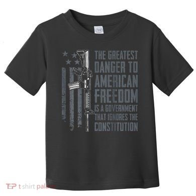 Danger To American Freedom Pro Gun 2nd Amendment Toddler T-Shirt