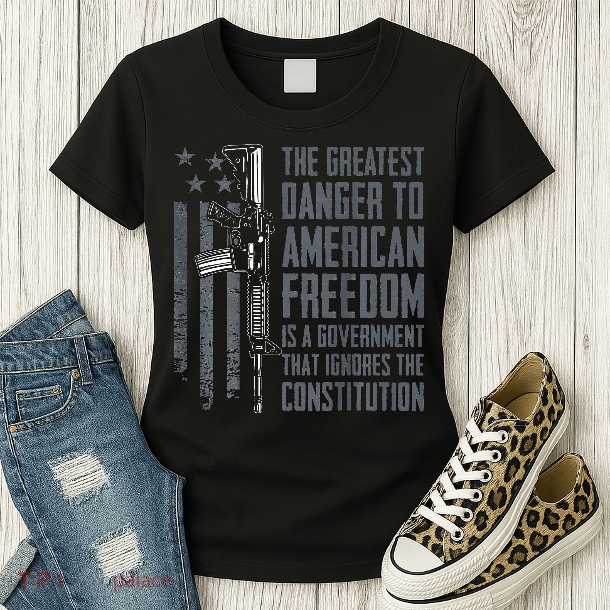 Danger To American Freedom Pro Gun 2nd Amendment Women's T-Shirt