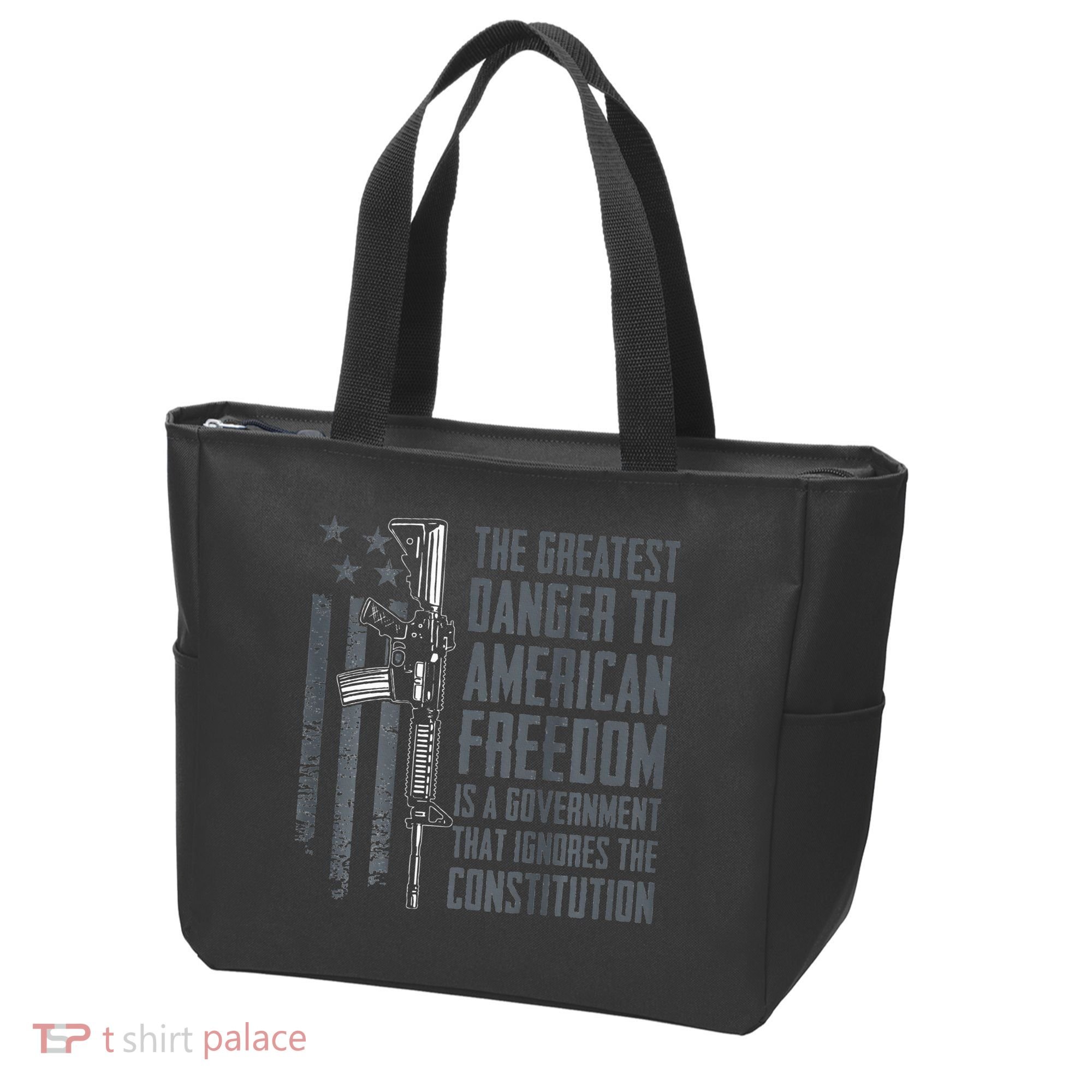 Danger To American Freedom Pro Gun 2nd Amendment Tote Bag
