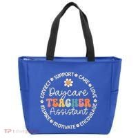 Daycare Teacher Assistant Appreciation Week Back To School Meaningful Gift Tote Bag thumb 0