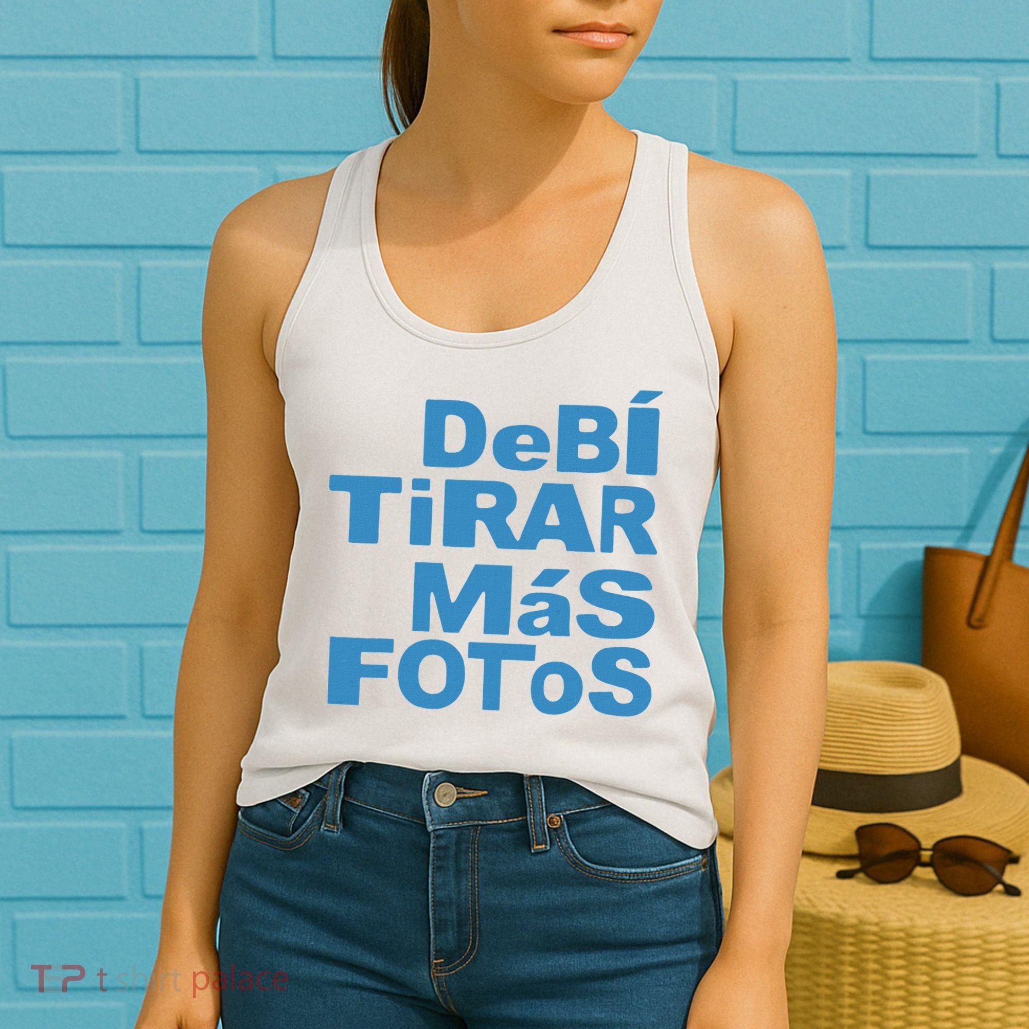 Debi Tirar Album Mas Fotos Dtmf Women's Tank Top