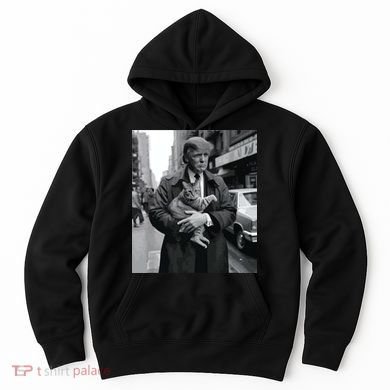 Donald Trump And Cat In Nyc Hoodie