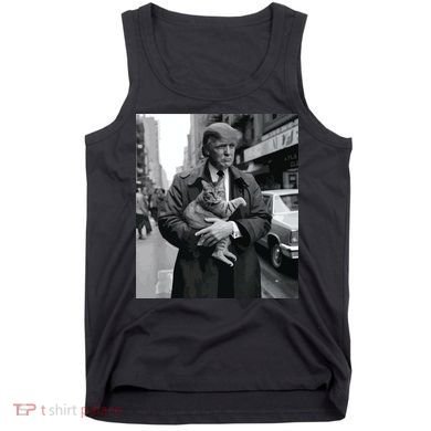 Donald Trump And Cat In Nyc Tank Top