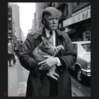 Donald Trump And Cat In Nyc Visor thumb 3