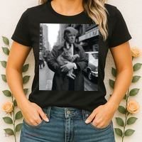 Donald Trump And Cat In Nyc Women's T-Shirt thumb 2