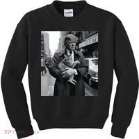 Donald Trump And Cat In Nyc Kids Sweatshirt thumb 0