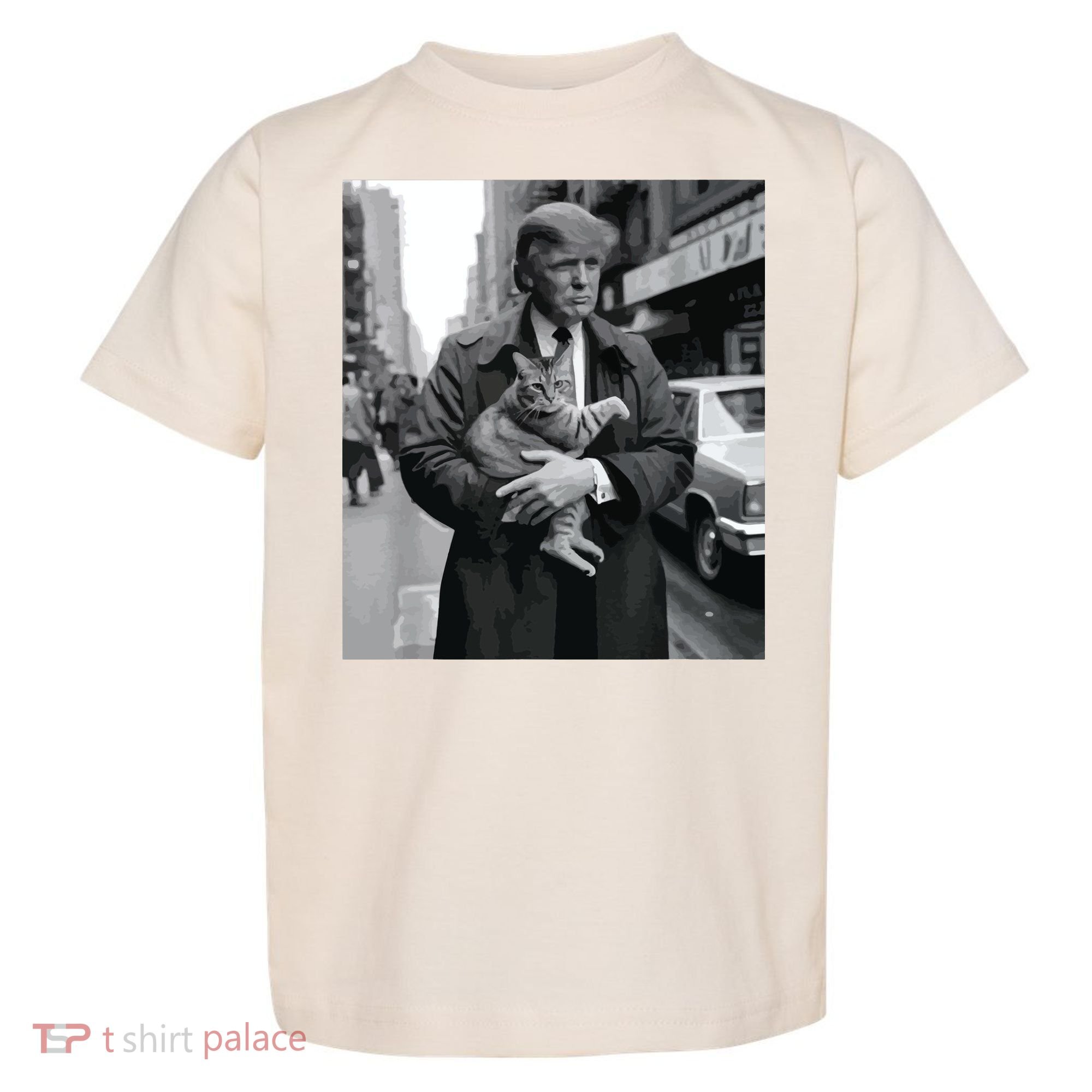 Donald Trump And Cat In Nyc Toddler T-Shirt
