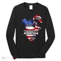 Donald Trump American Flag Canada Greenland Gulf Map Long Sleeve Shirt thumb 0