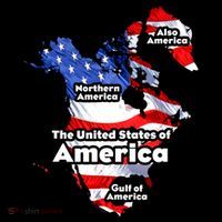 Donald Trump American Flag Canada Greenland Gulf Map Coffee Mug thumb 5