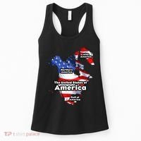 Donald Trump American Flag Canada Greenland Gulf Map Women's Tank Top thumb 0