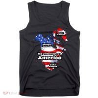 Donald Trump American Flag Canada Greenland Gulf Map Tank Top thumb 0