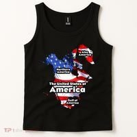 Donald Trump American Flag Canada Greenland Gulf Map Tank Top thumb 2