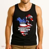 Donald Trump American Flag Canada Greenland Gulf Map Tank Top thumb 3